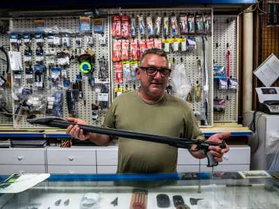 All�interno ci accoglie il 50enne Michele Scianatico, figlio del 76enne proprietario Sabino
